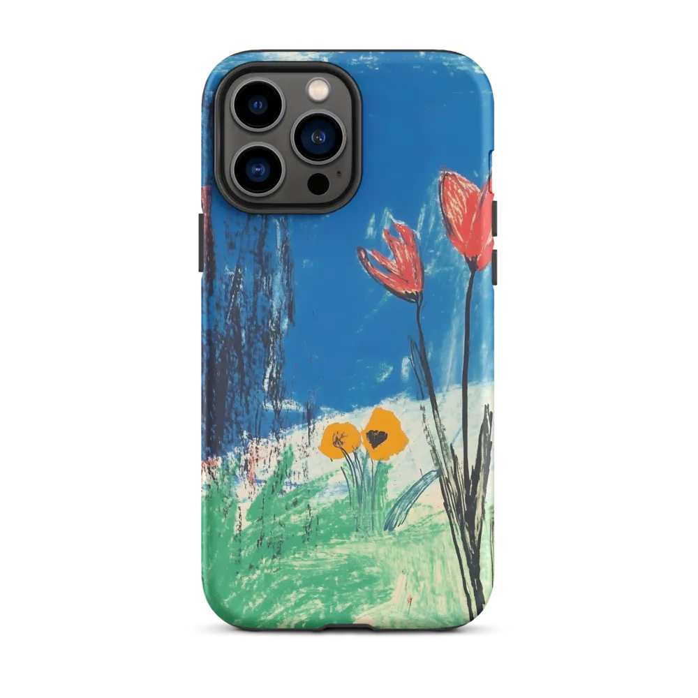 Joyful Blossoms in Blue