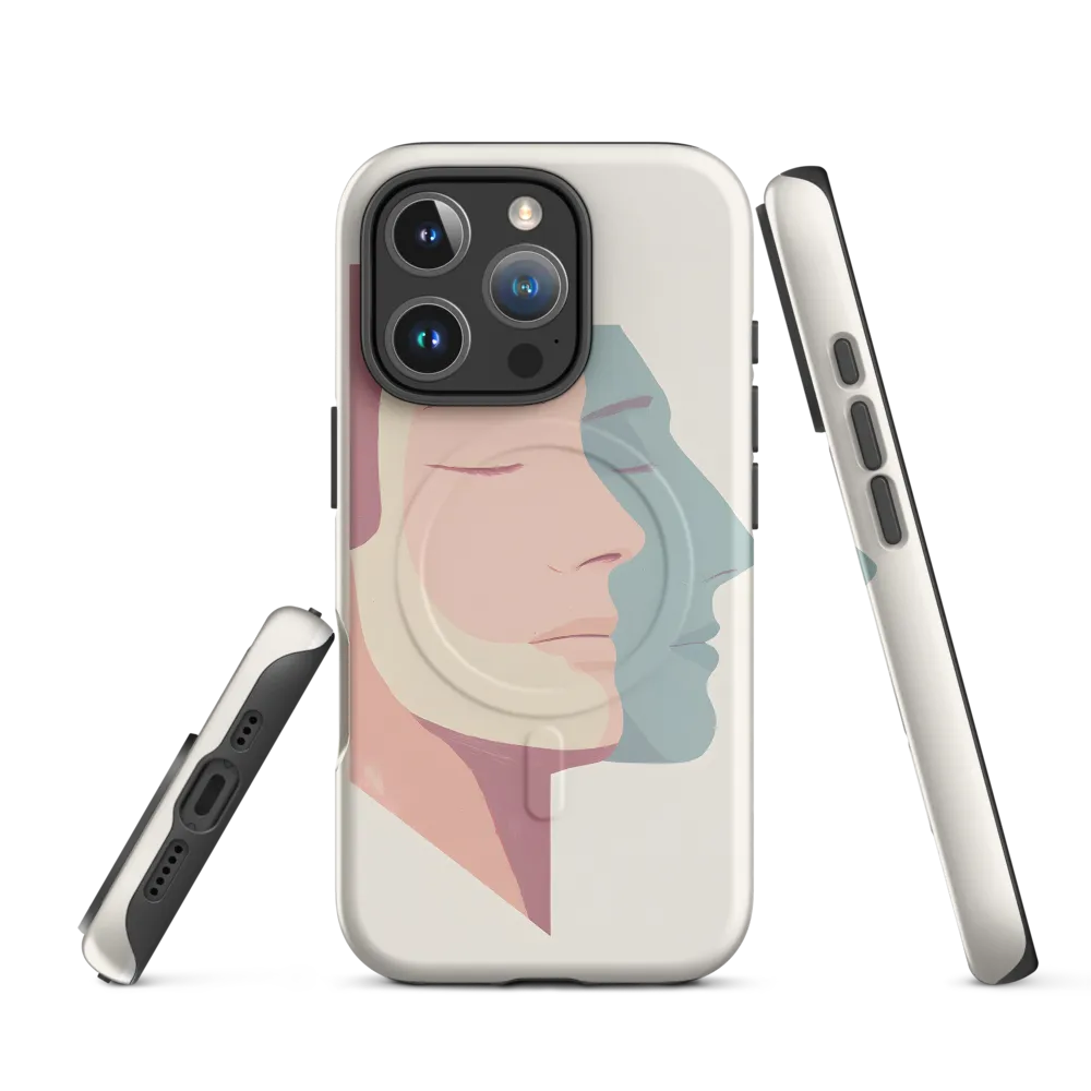Dual Facets of Serenity | Phone Case |  16 Pro | MagSafe® Tough Case | Matte