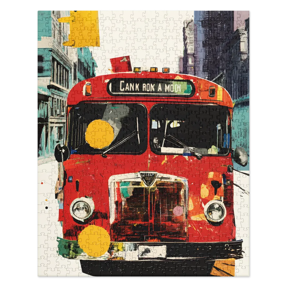 Vibrant City Transit | Jigsaw Puzzle | 520 pieces