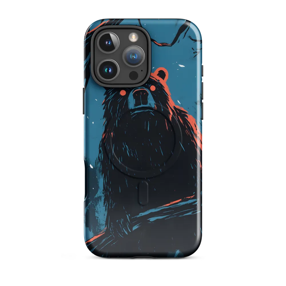 Eerie Majesty: A Bear in the Night