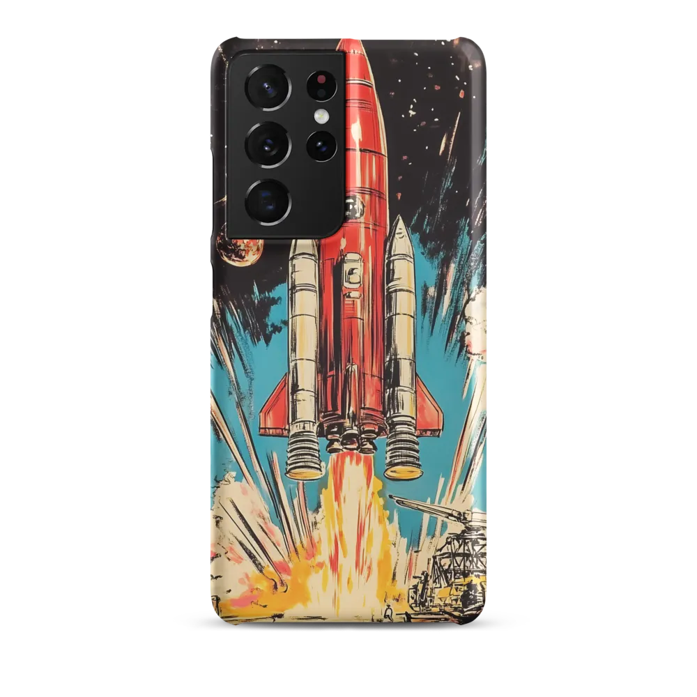 Launch: Retro Red Rocket