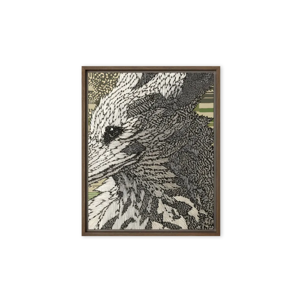 Reflections of the Forest | Canvas with Brown Frame | 8″×10″