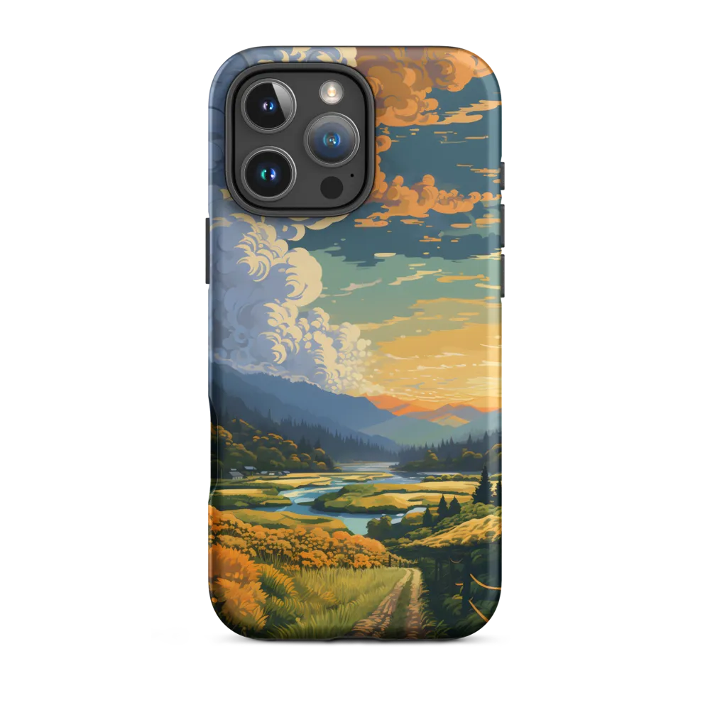 Tranquil Valley at Dusk