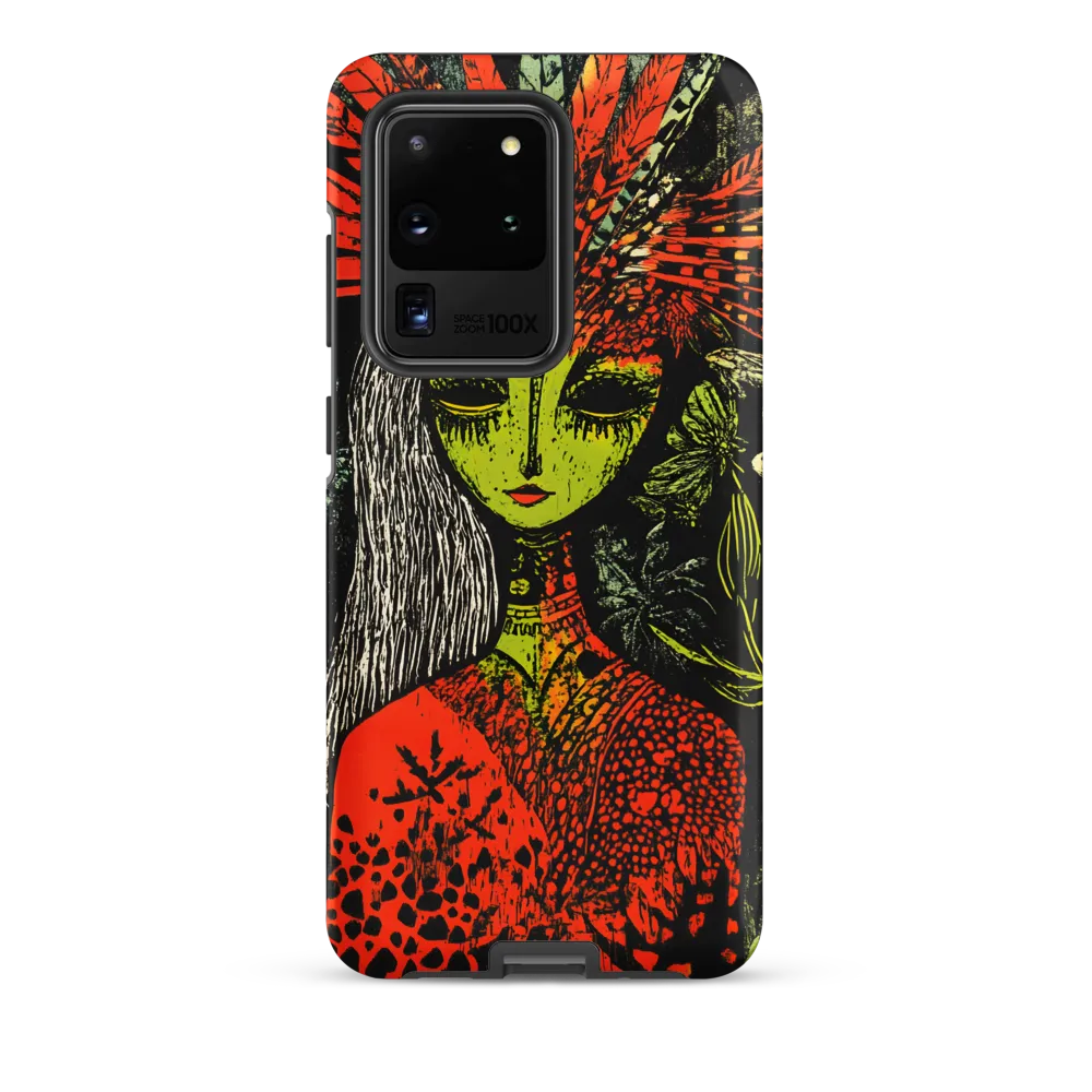 Mystical Flora: A Surreal Portrait