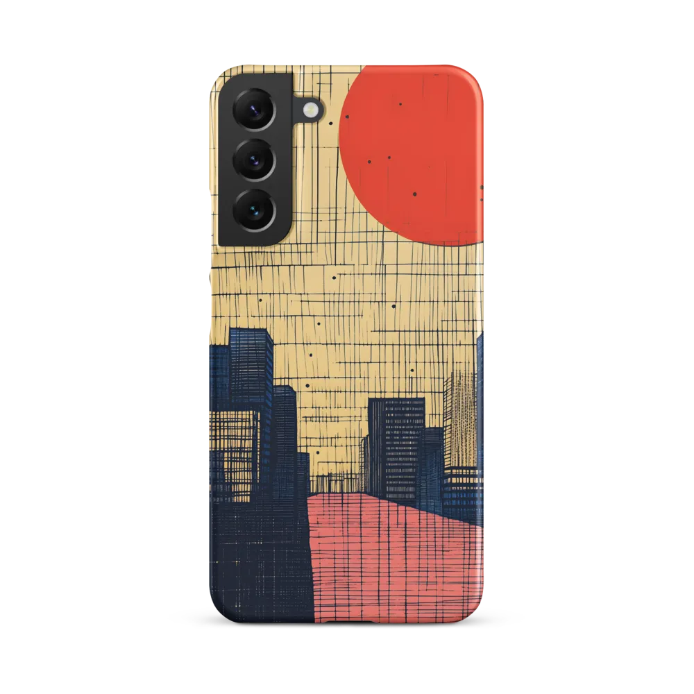 Urban Echoes: A Minimalist Cityscape