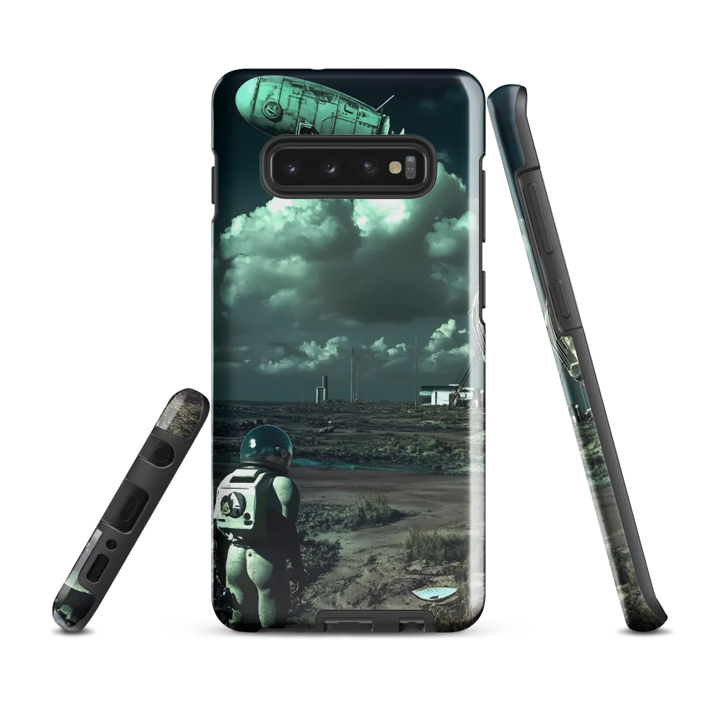 Beyond the Ruins: A Cosmic Journey | Phone Case |  S10 Plus | Tough Case | Glossy