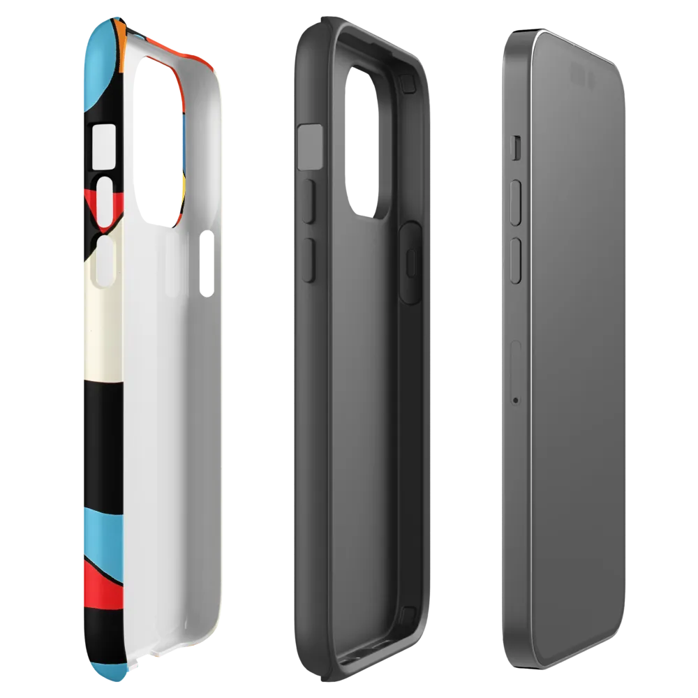 The Play of Shapes | Phone Case |  14 Pro Max | Tough Case | Matte