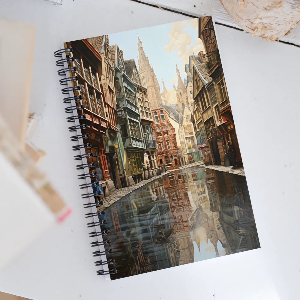 Reflections of a Timeless City | Spiral Notebook