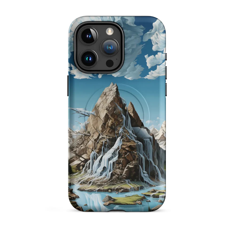 Majestic Cascade: A Mountain Masterpiece