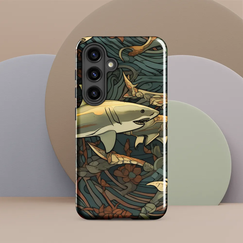 Dynamic Harmony of Sharks and Flora