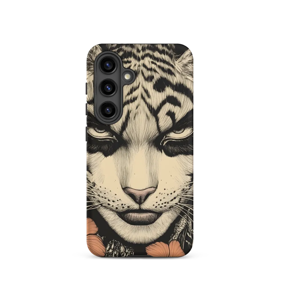 Feline Majesty: The Human-Leopard Connection | Phone Case |  S24 | Tough Case | Matte