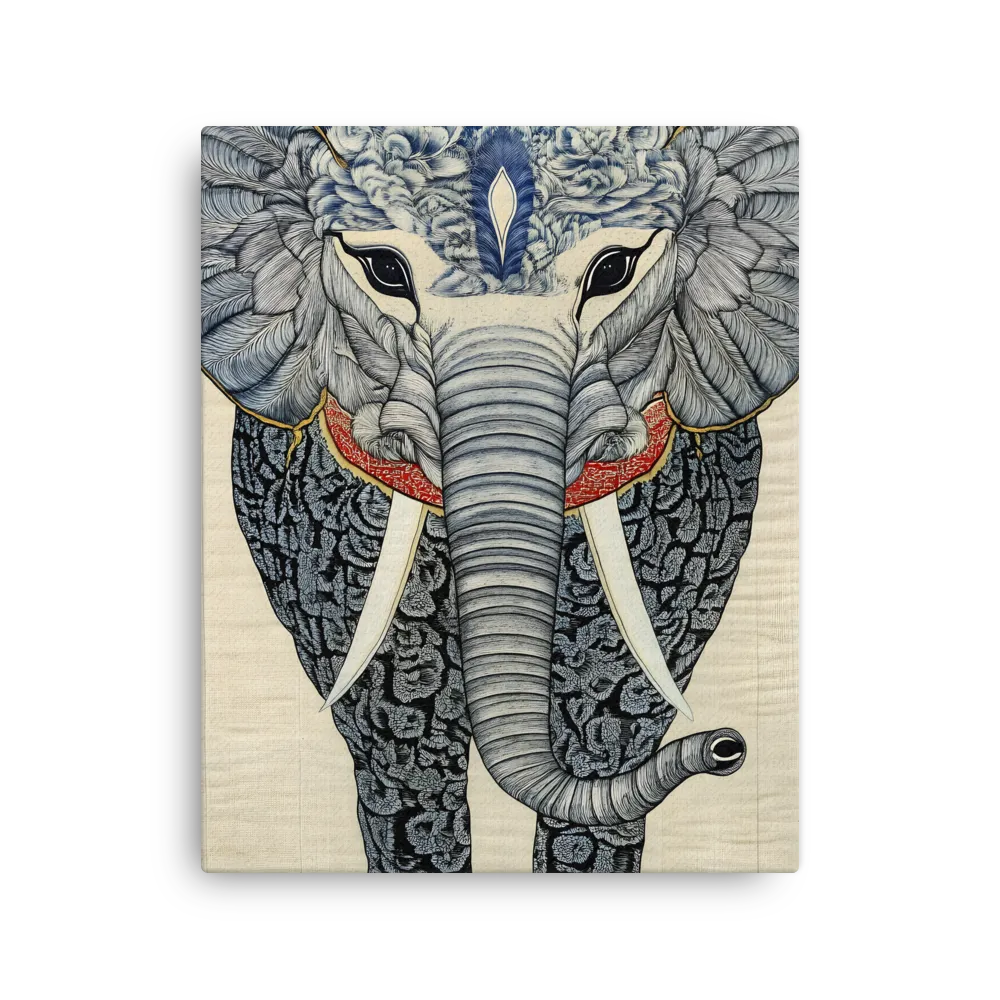 Majesty of the Elephant | Thin Canvas | 16″×20″