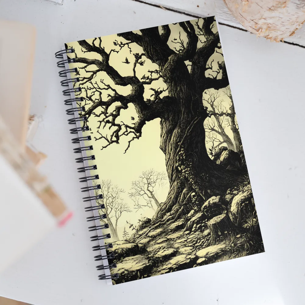 Whispers of Ancient Roots | Spiral Notebook