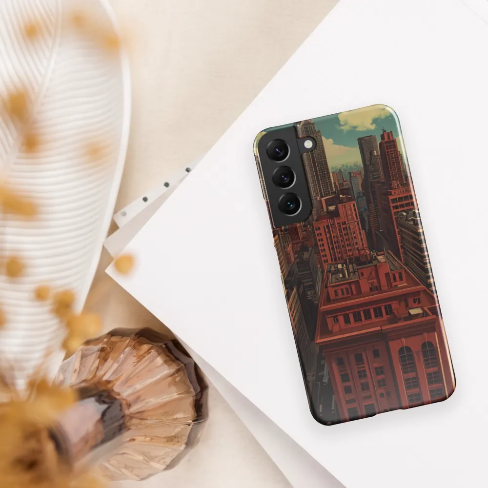 Urban Reverie: A Journey Through the City | Phone Case |  S22 Plus | Snap Case | Glossy