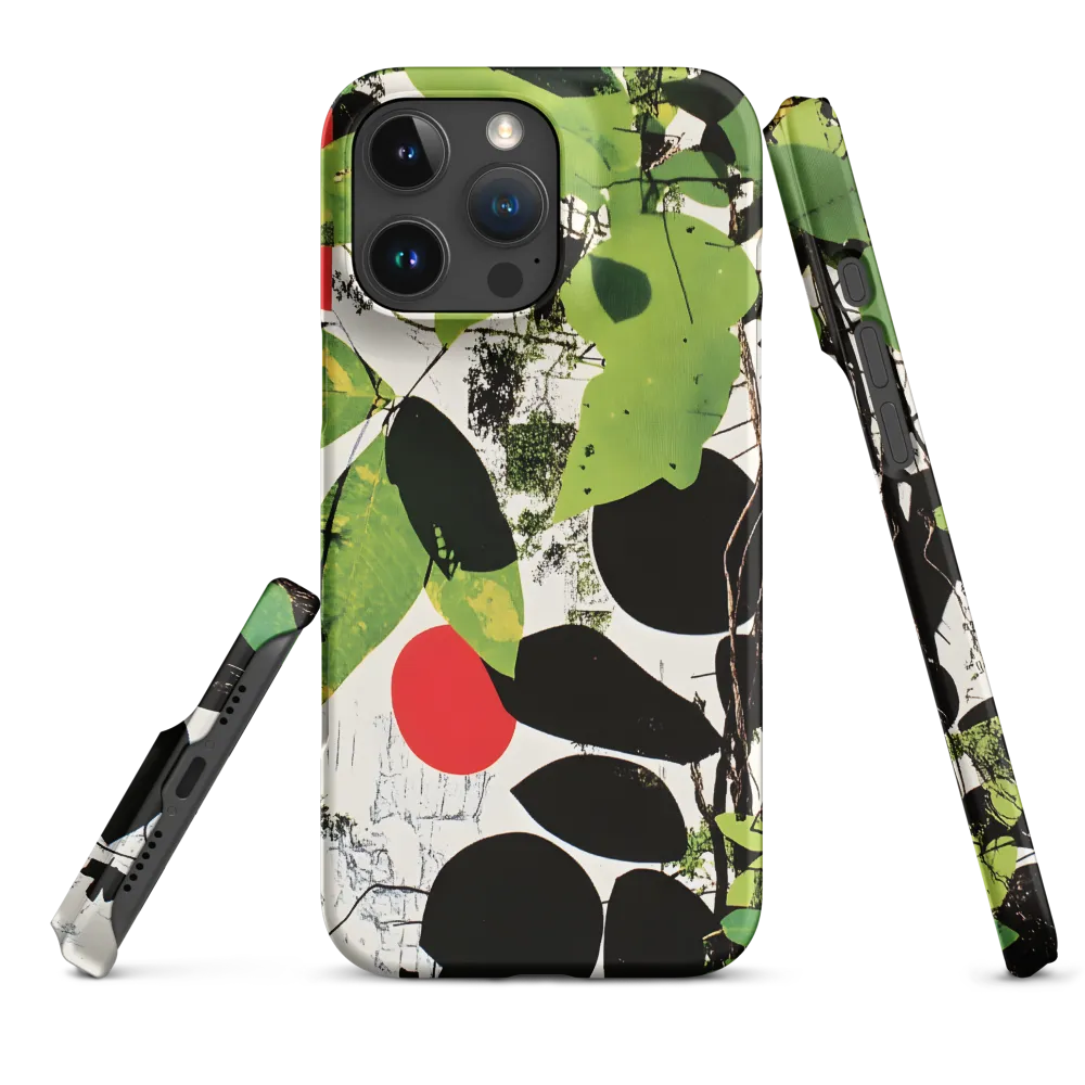 Nature's Geometry: A Contemporary Collage | Phone Case |  16 Pro Max | Snap Case | Matte