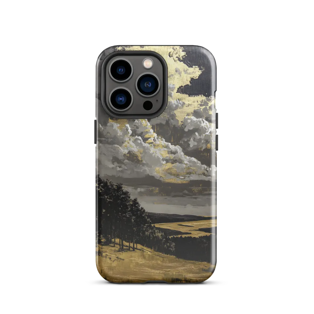Golden Serenity in a Dramatic Sky | Phone Case |  13 Pro | Tough Case | Glossy