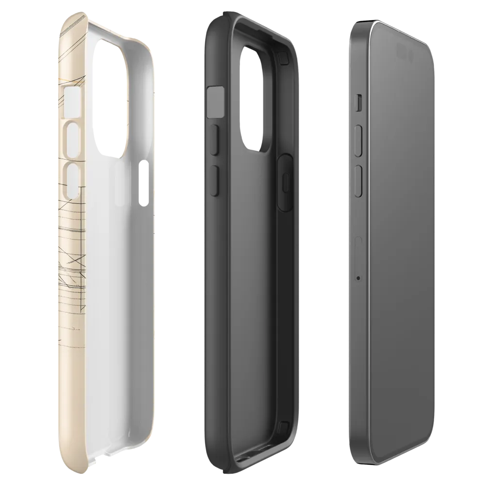 Abstract Profile: A Minimalist Exploration | Phone Case |  14 Pro Max | Tough Case | Glossy