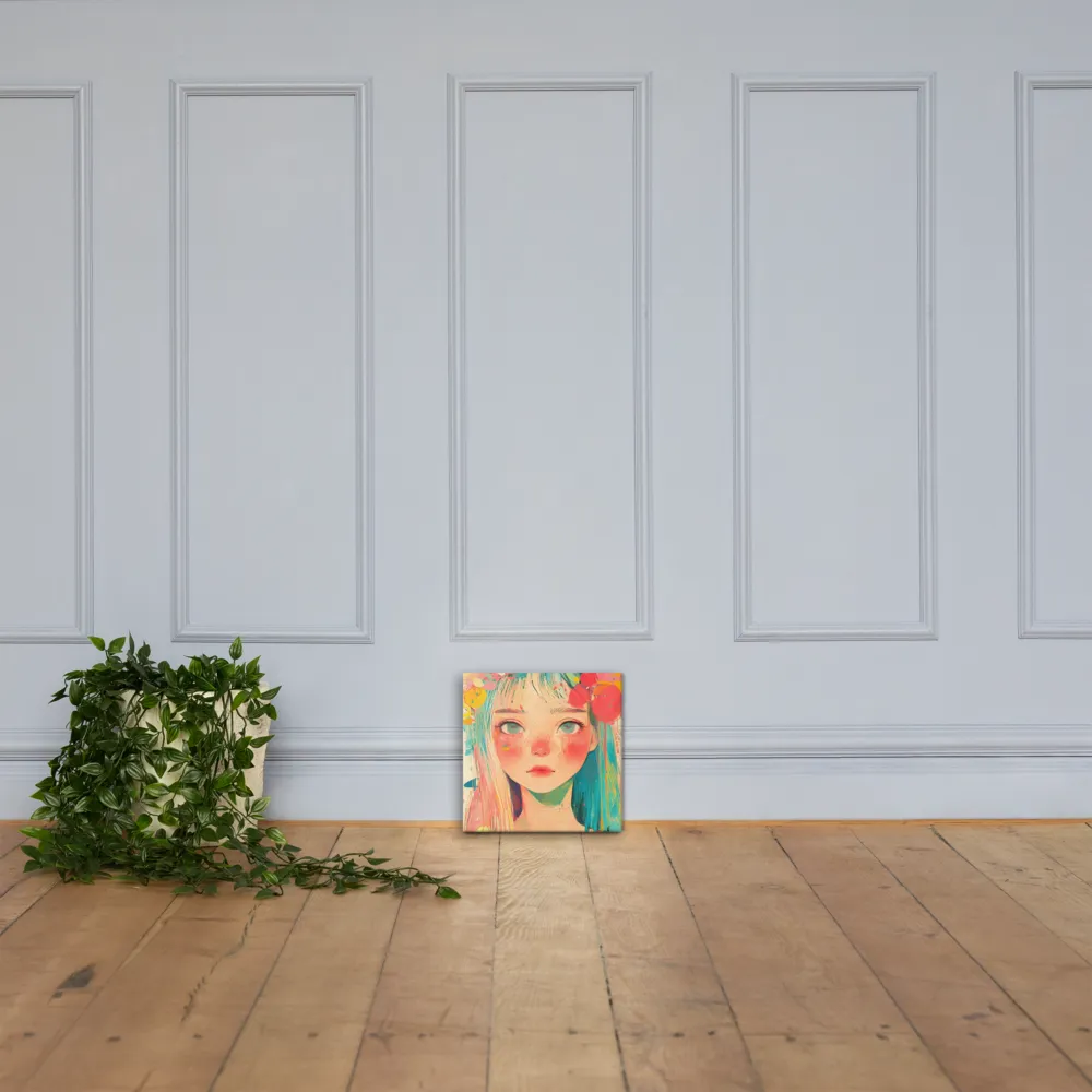 Whimsical Blossom | Canvas | 12″×12″