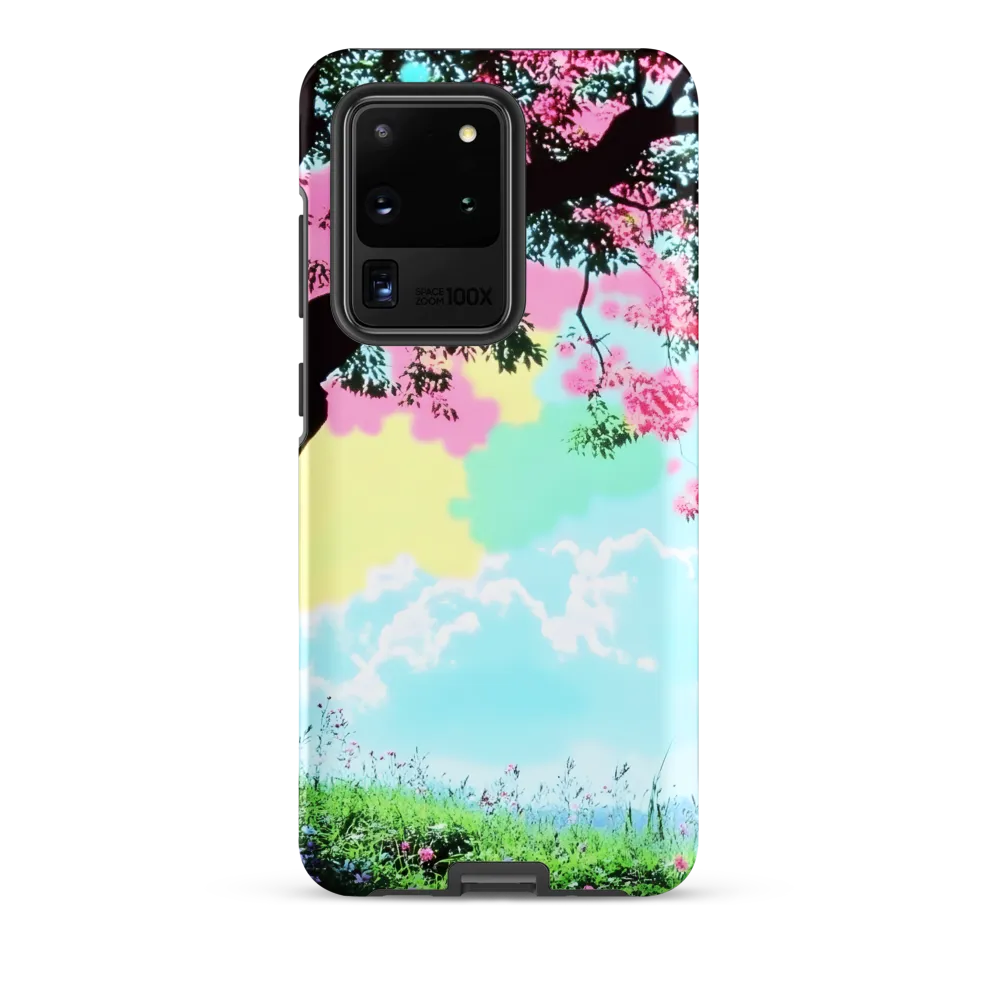 Pastel Dreams: A Surreal Tree Landscape