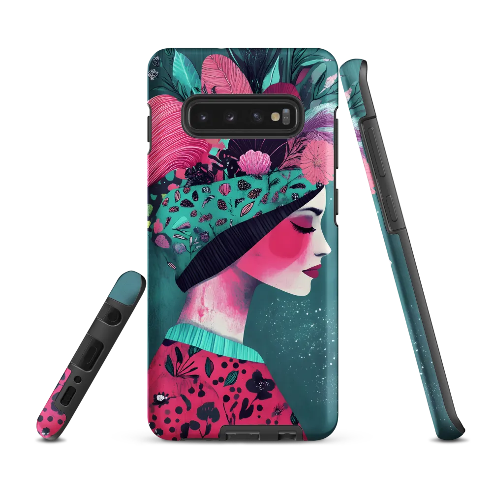 Whimsical Floral Portrait