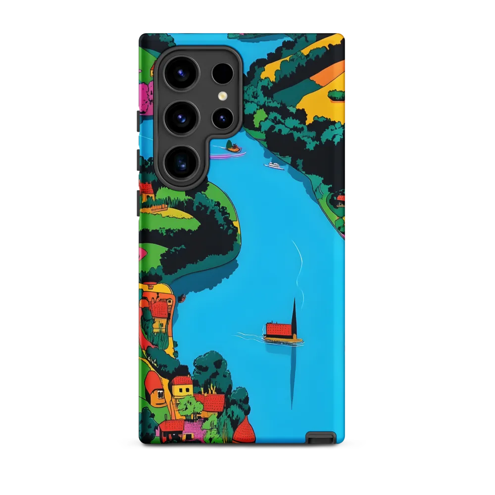 Whimsical River Landscape