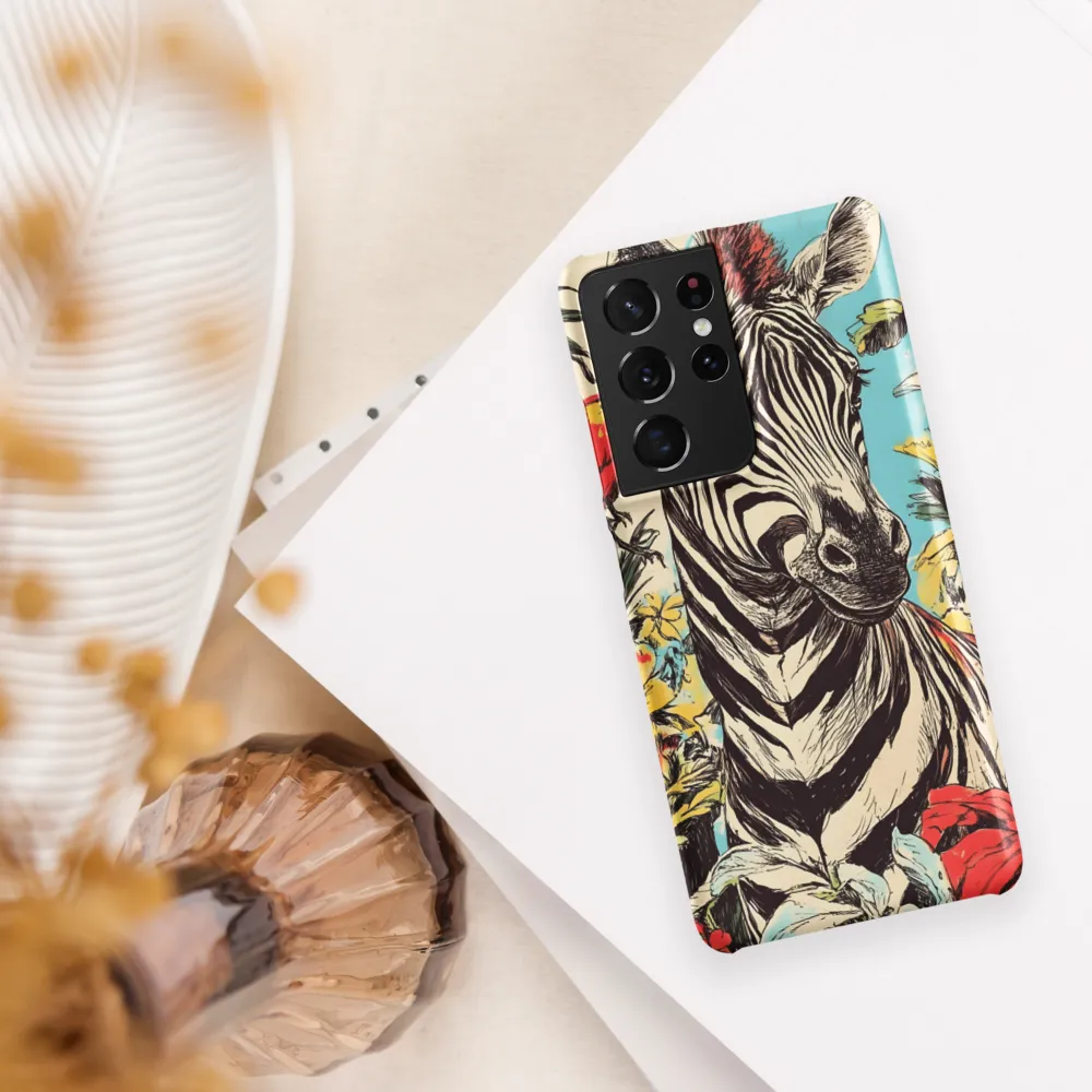 Zebra in Tropical Reverie