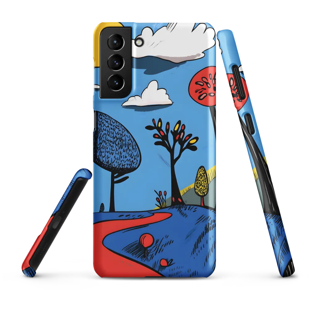A Playful Journey Through Whimsical Woods | Phone Case |  S21 Plus | Snap Case | Matte