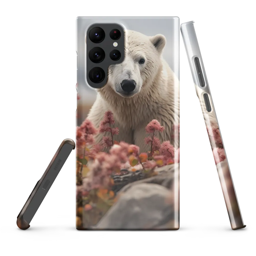 Curiosity Among Blooms: The Polar Bear