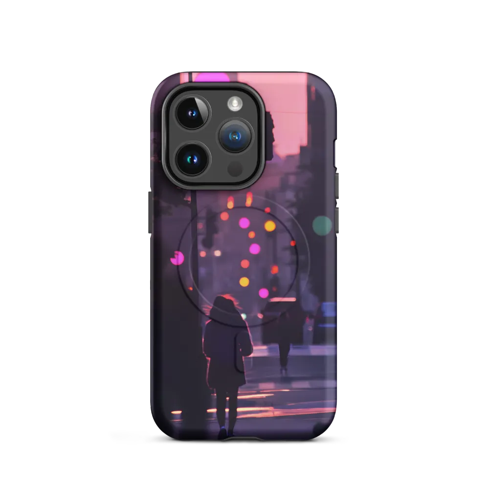 City Silhouettes at Dusk | Phone Case |  14 Pro | MagSafe® Tough Case | Matte