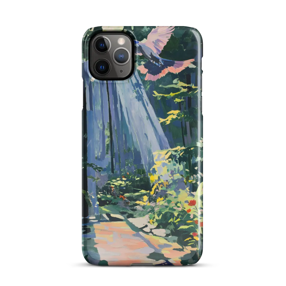 Flight of Light: A Serene Forest | Phone Case |  11 Pro Max | Snap Case | Glossy