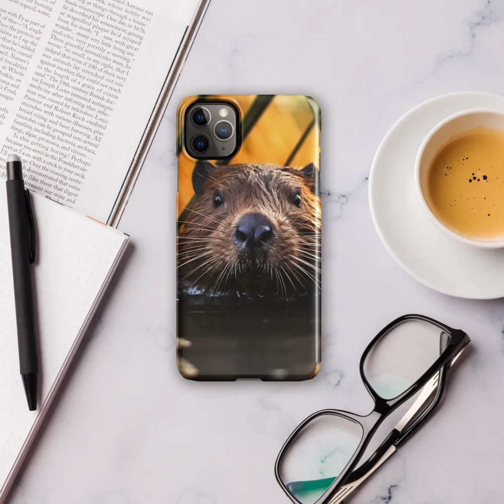 Beaver Serenity: A Natural Portrait | Phone Case |  11 Pro Max | Snap Case | Glossy