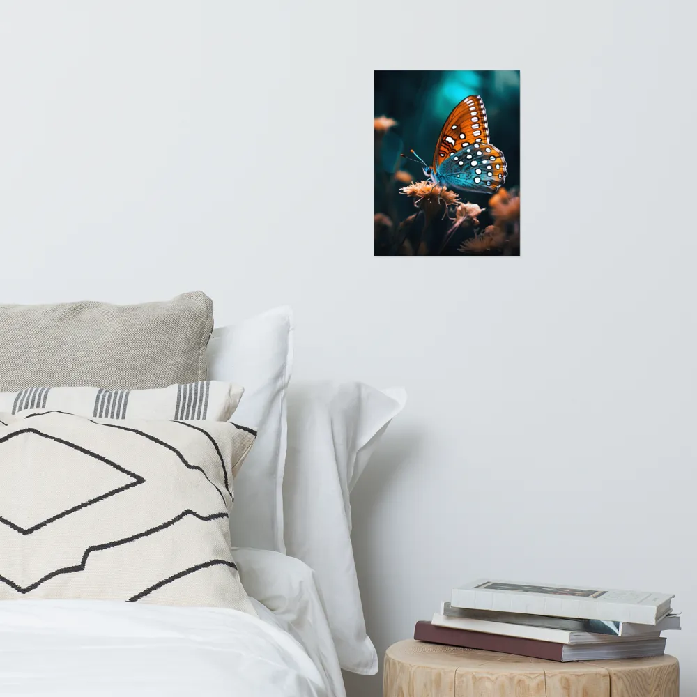Whispers of Color: The Butterfly's Embrace | Poster | 11″×14″