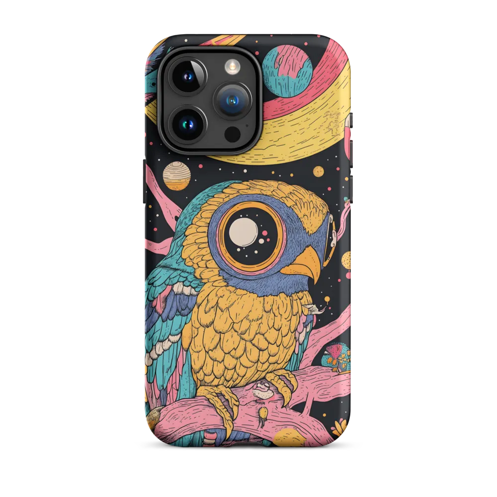 Whimsical Cosmic Owl | Phone Case |  15 Pro Max | Tough Case | Matte