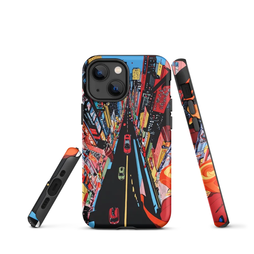 Urban Symphony: A Bird's-Eye View of Life | Phone Case |  13 mini | Tough Case | Matte