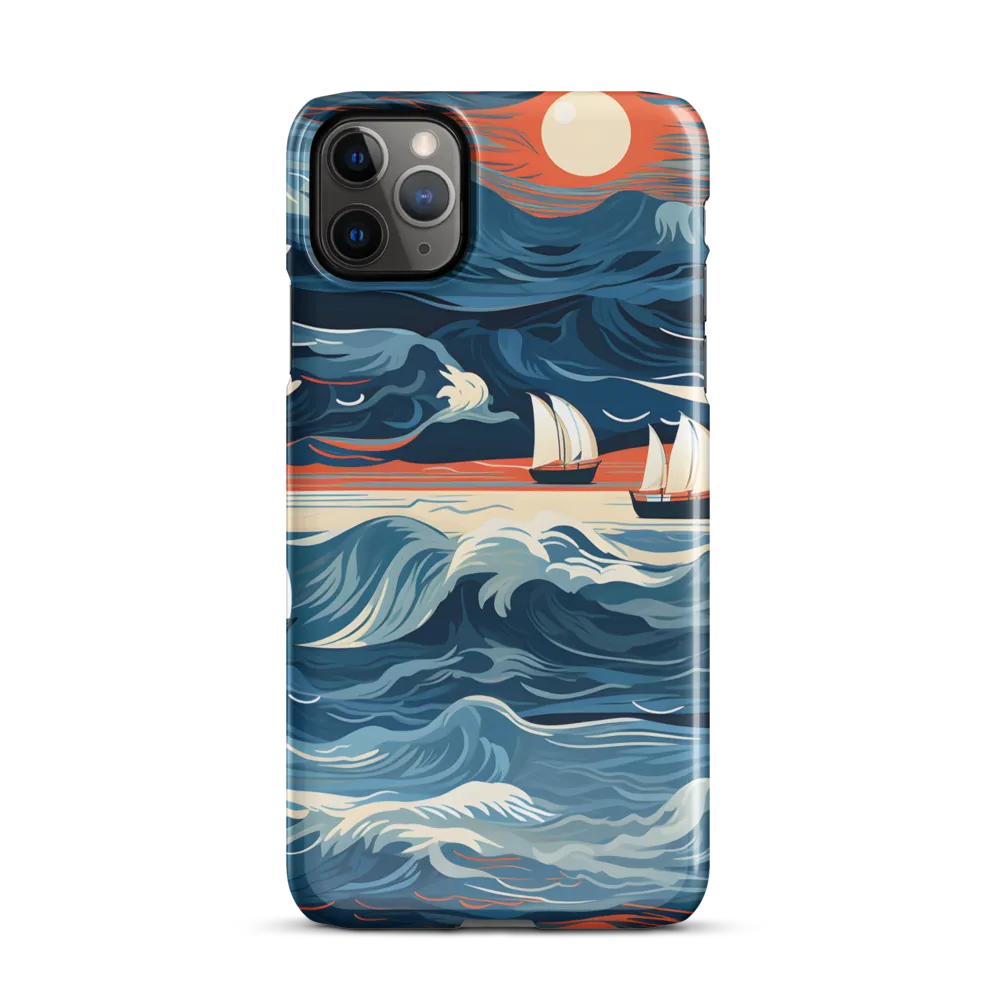 Ocean Whispers: A Voyage at Dusk | Phone Case |  11 Pro Max | Snap Case | Glossy