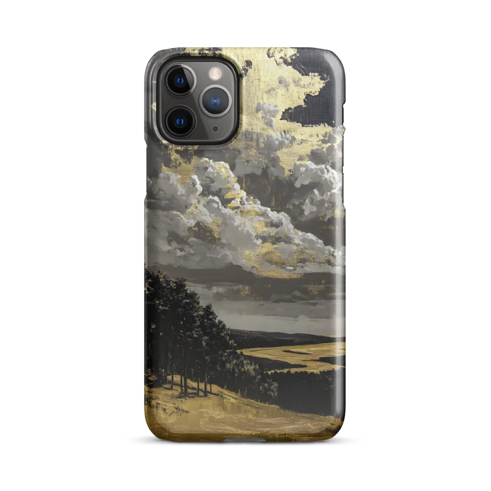 Golden Serenity in a Dramatic Sky