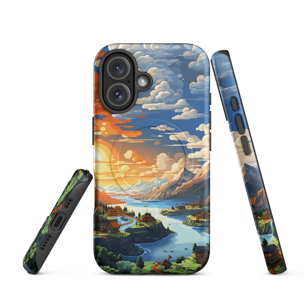 Tranquil Sunset Over Serene Landscape
