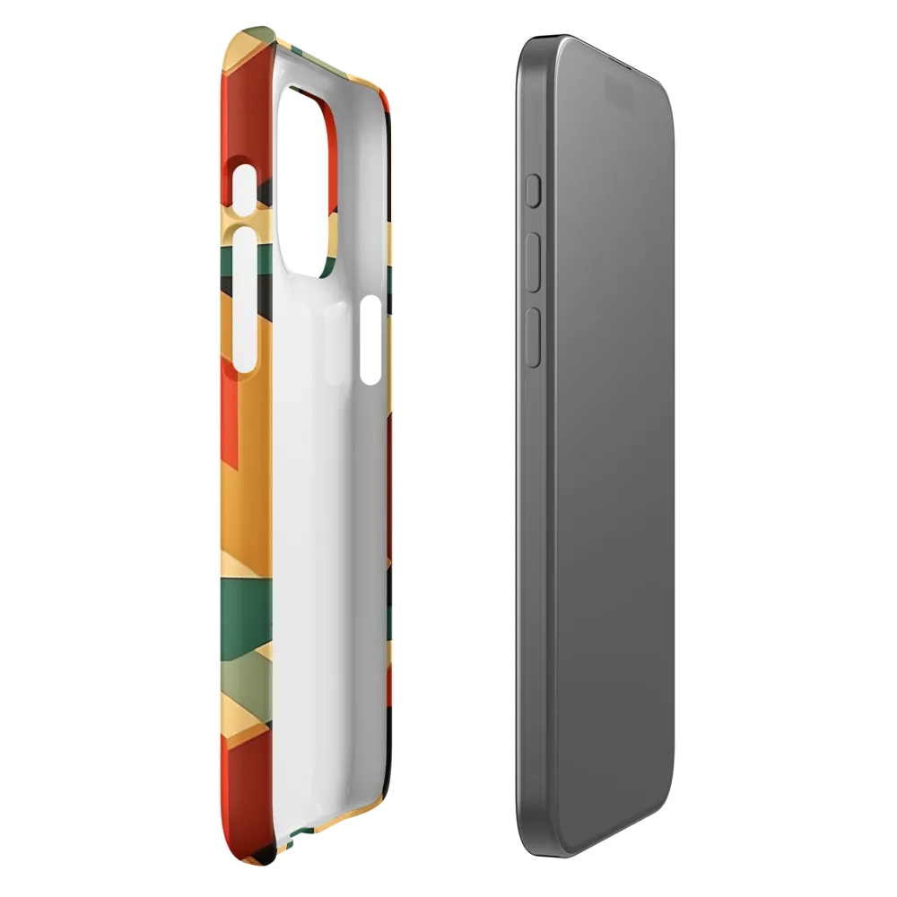 Dynamic Geometry: An Exploration of Form | Phone Case |  15 Pro Max | Snap Case | Matte