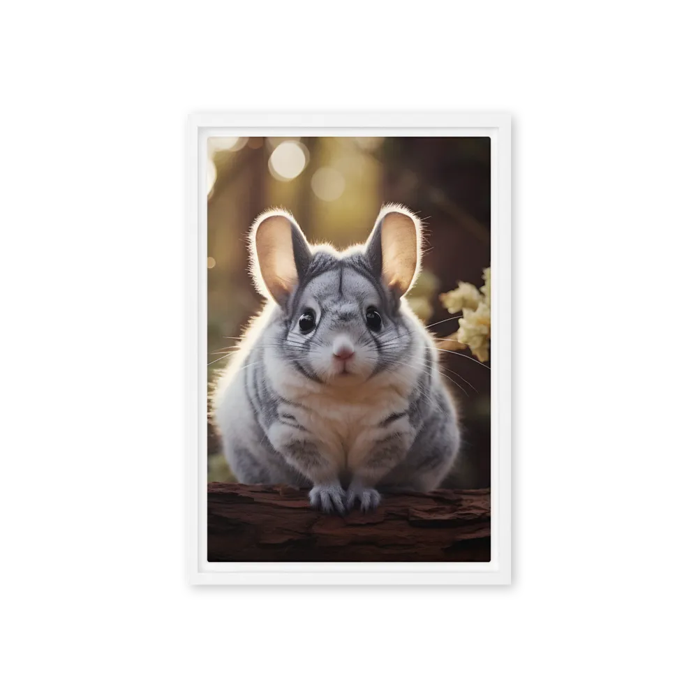 Curious Chinchilla in the Forest