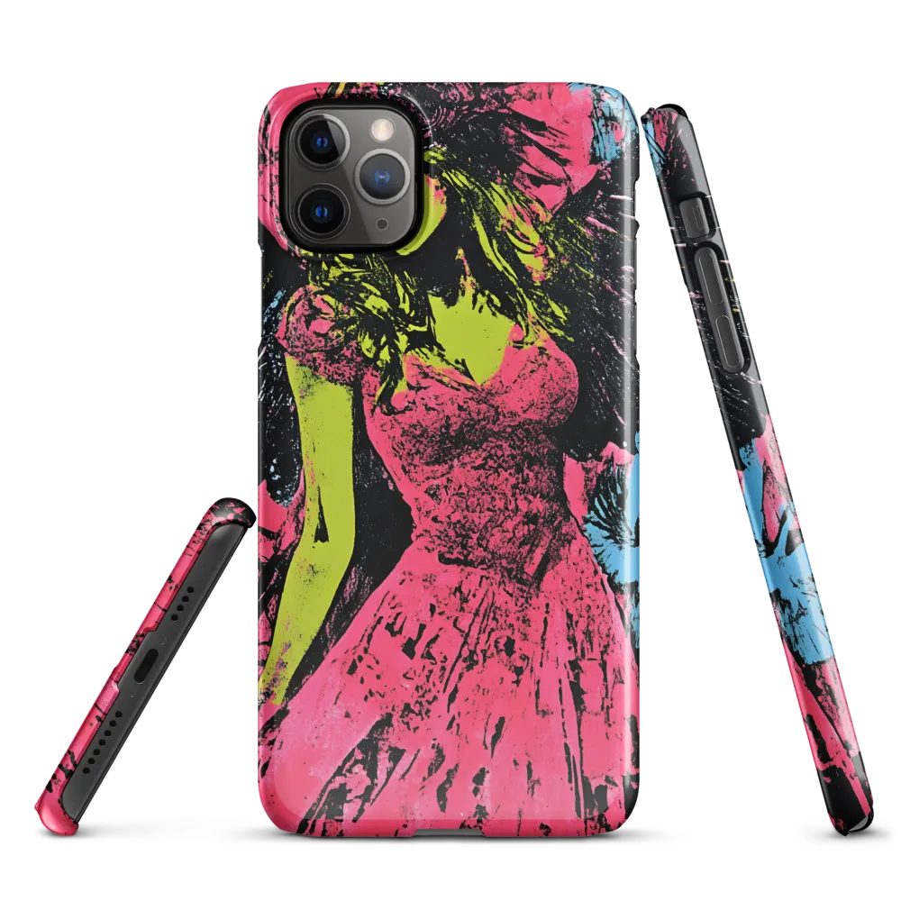 Mystical Angel in Neon Dreams | Phone Case |  11 Pro Max | Snap Case | Glossy