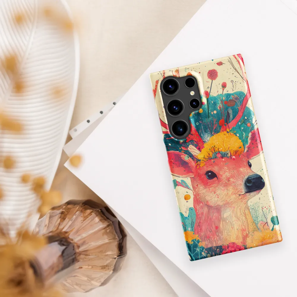 Whimsical Harmony: A Deer in Bloom