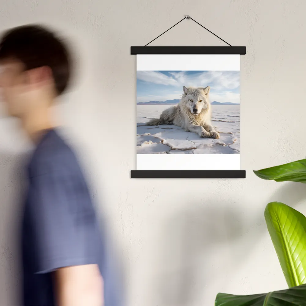 Guardian of the Salt Flats | Poster With Black Wood Hanger | 11″×14″