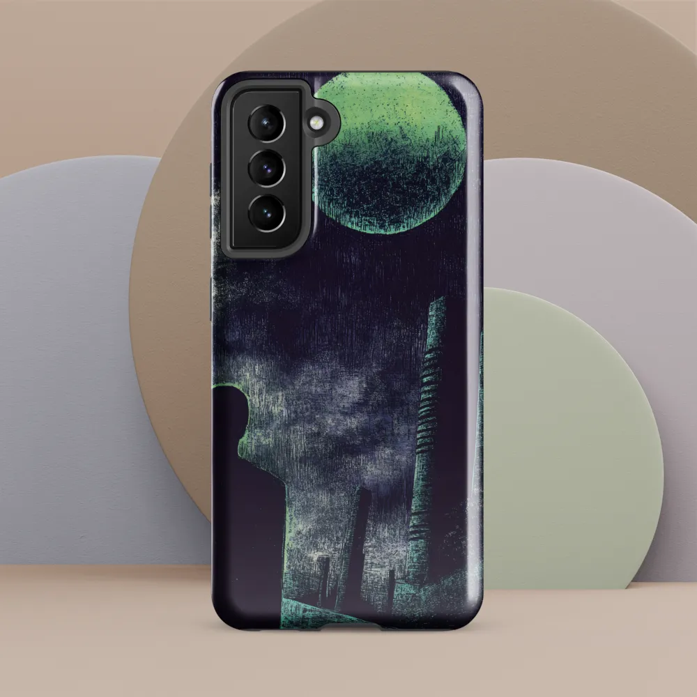 Lunar Solitude | Phone Case |  S21 FE | Tough Case | Glossy