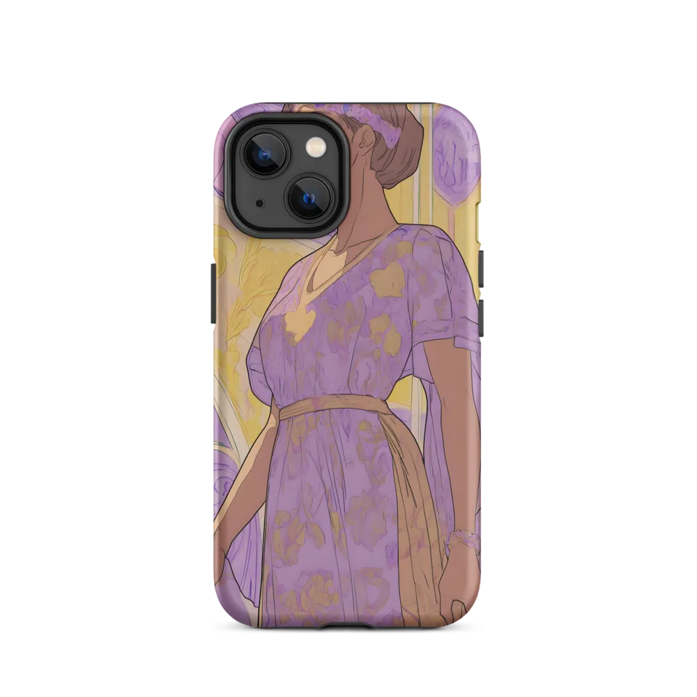 Elegance in Floral Harmony | Phone Case |  14 | Tough Case | Matte