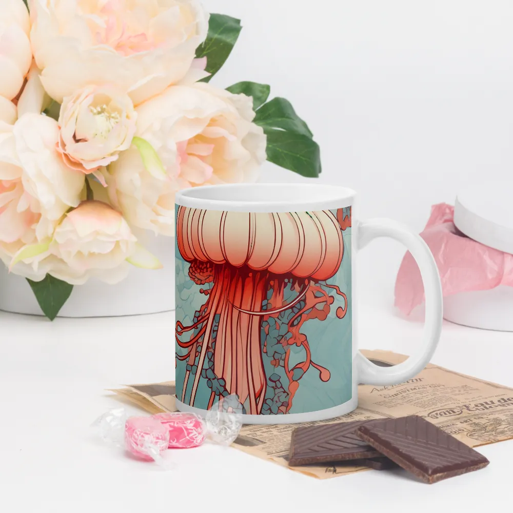 Ethereal Dance of Jellyfish | Mugs | Multiple Sizes & Colors