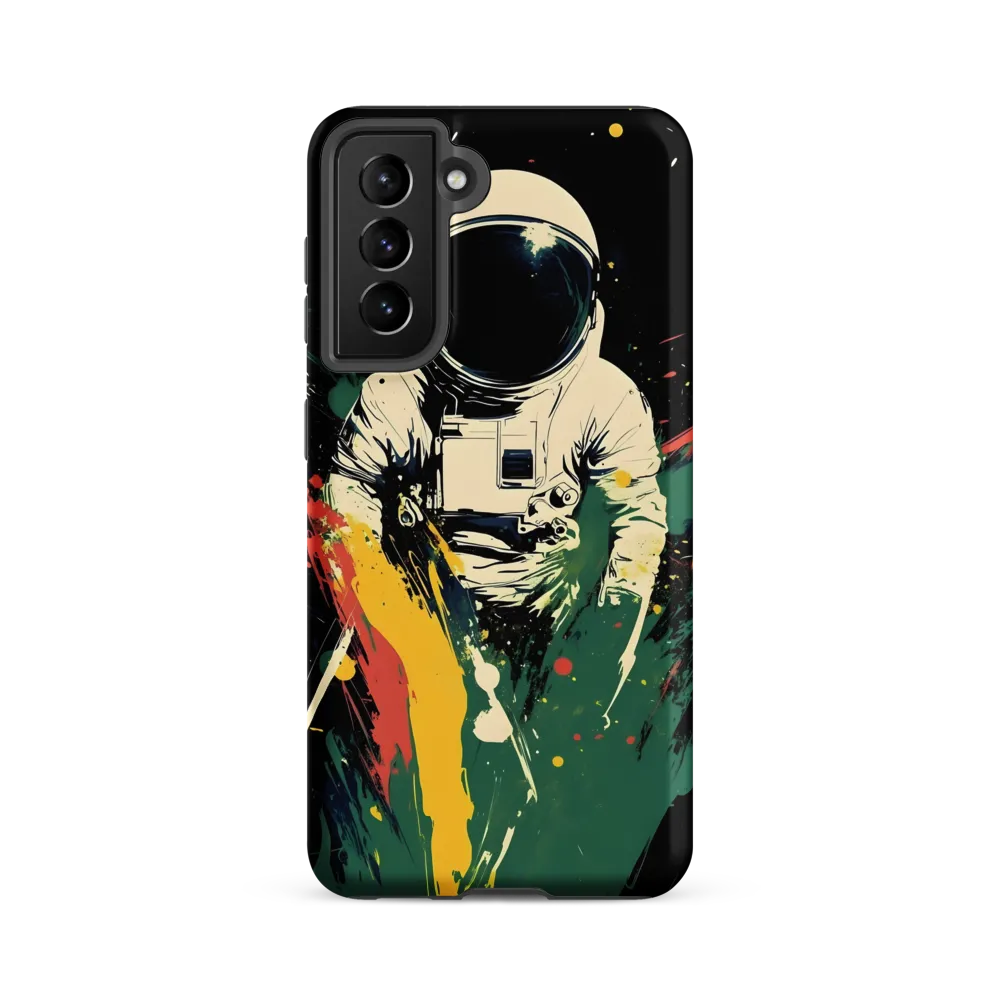 Cosmic Splash: The Astronaut's Journey