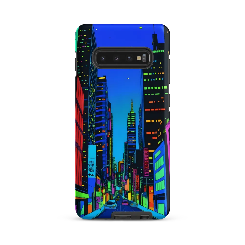 Neon Dreamscape: A Futuristic City at Dusk