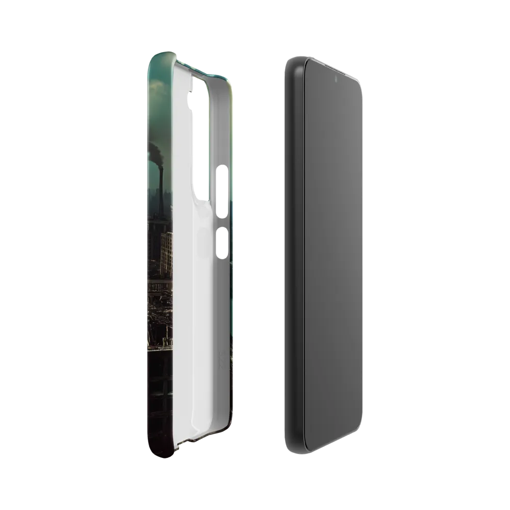 Urban Ruins: A Futuristic Reflection | Phone Case |  S22 | Snap Case | Matte