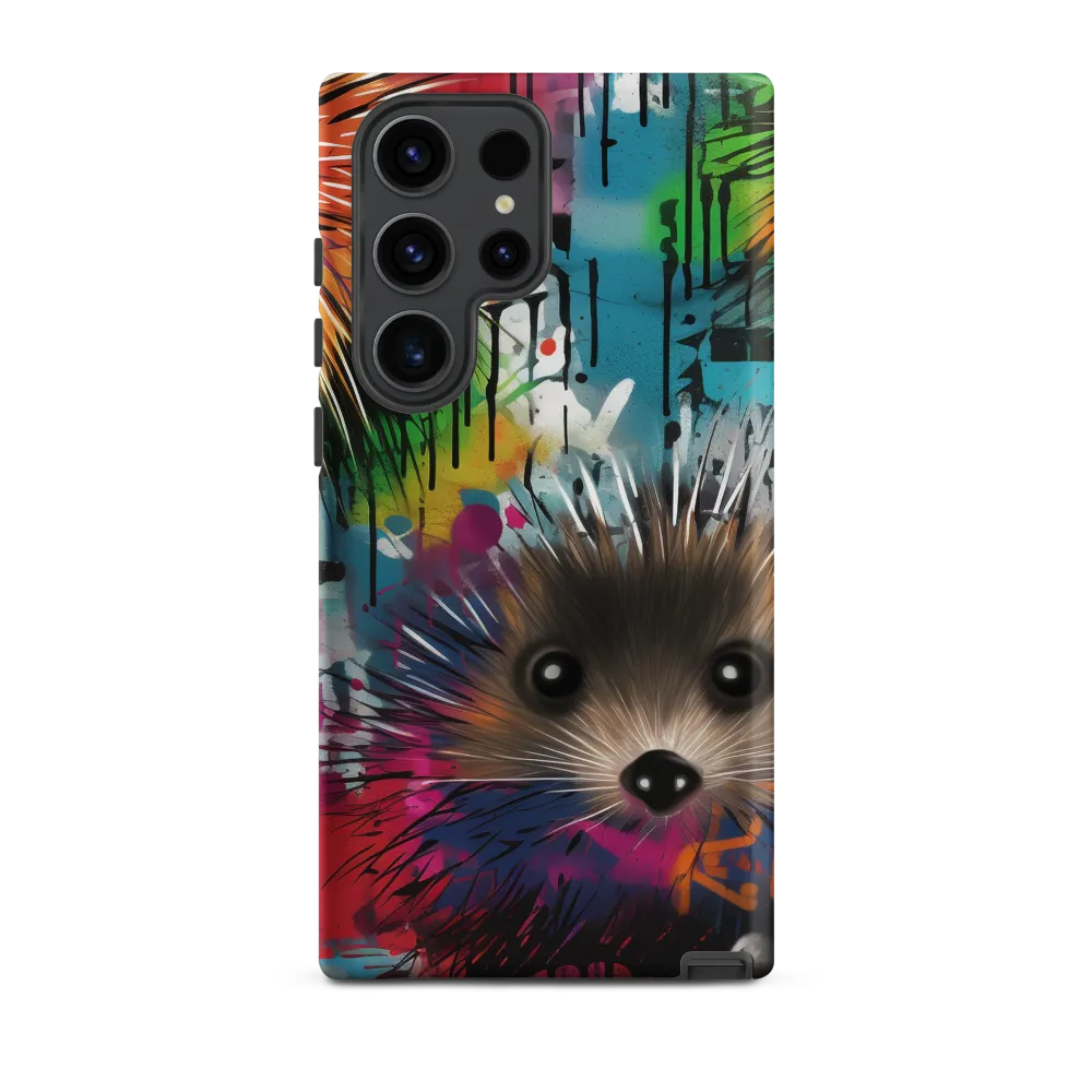 Whimsical Hedgehogs in a Kaleidoscopic Wonderland