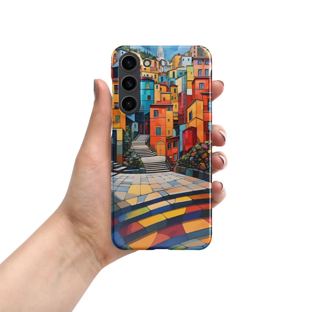 Vibrant Village: A Cubist Journey